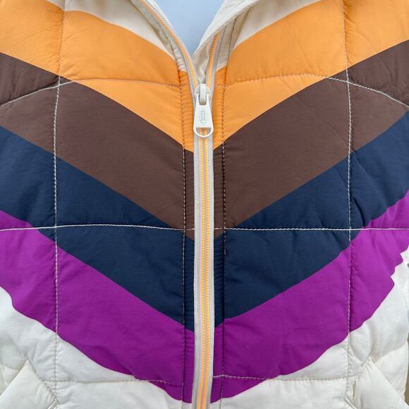 FP Movement Hatch Pippa Maternity Jacket WMNs XS Ivory Stripe Full Zip OB2025522 - Picture 6 of 16